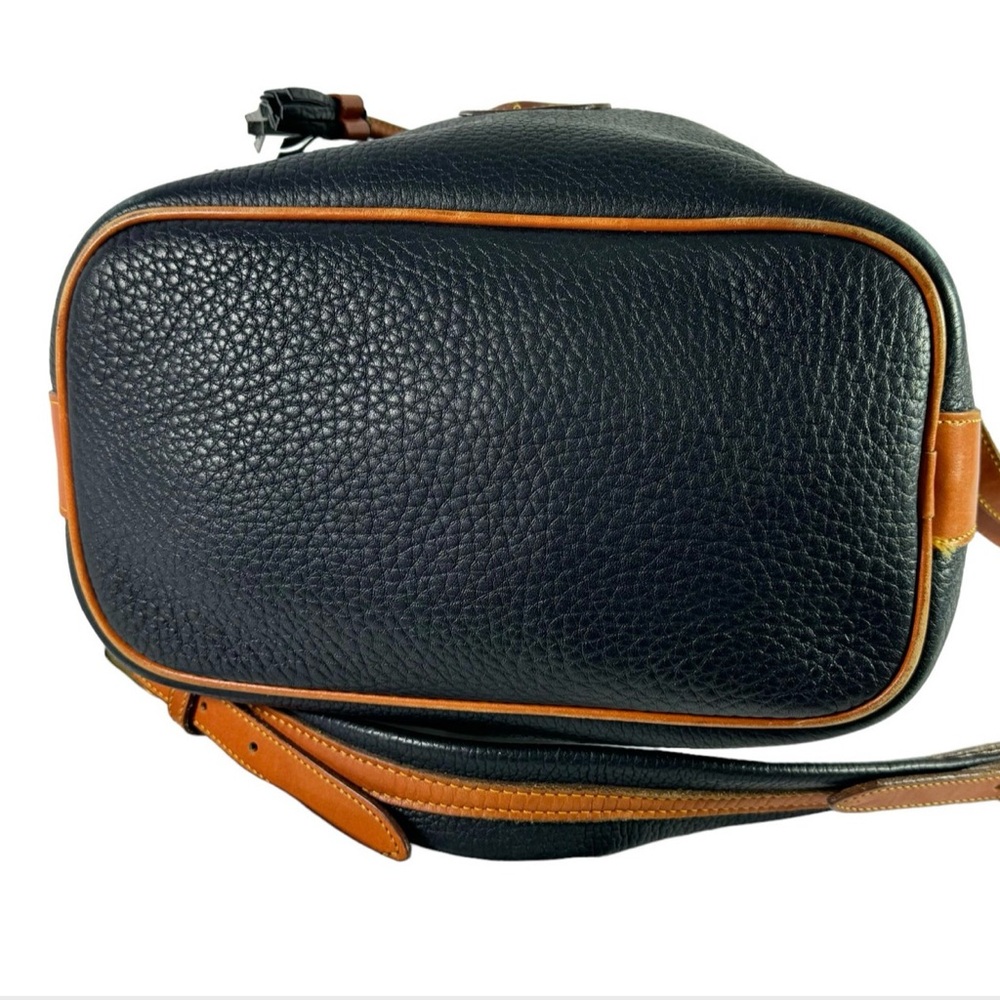 New Dooney & Burke Pebble Grain Leather
Drawstring Crossbody Bucket Bag. - Picture 6 of 16